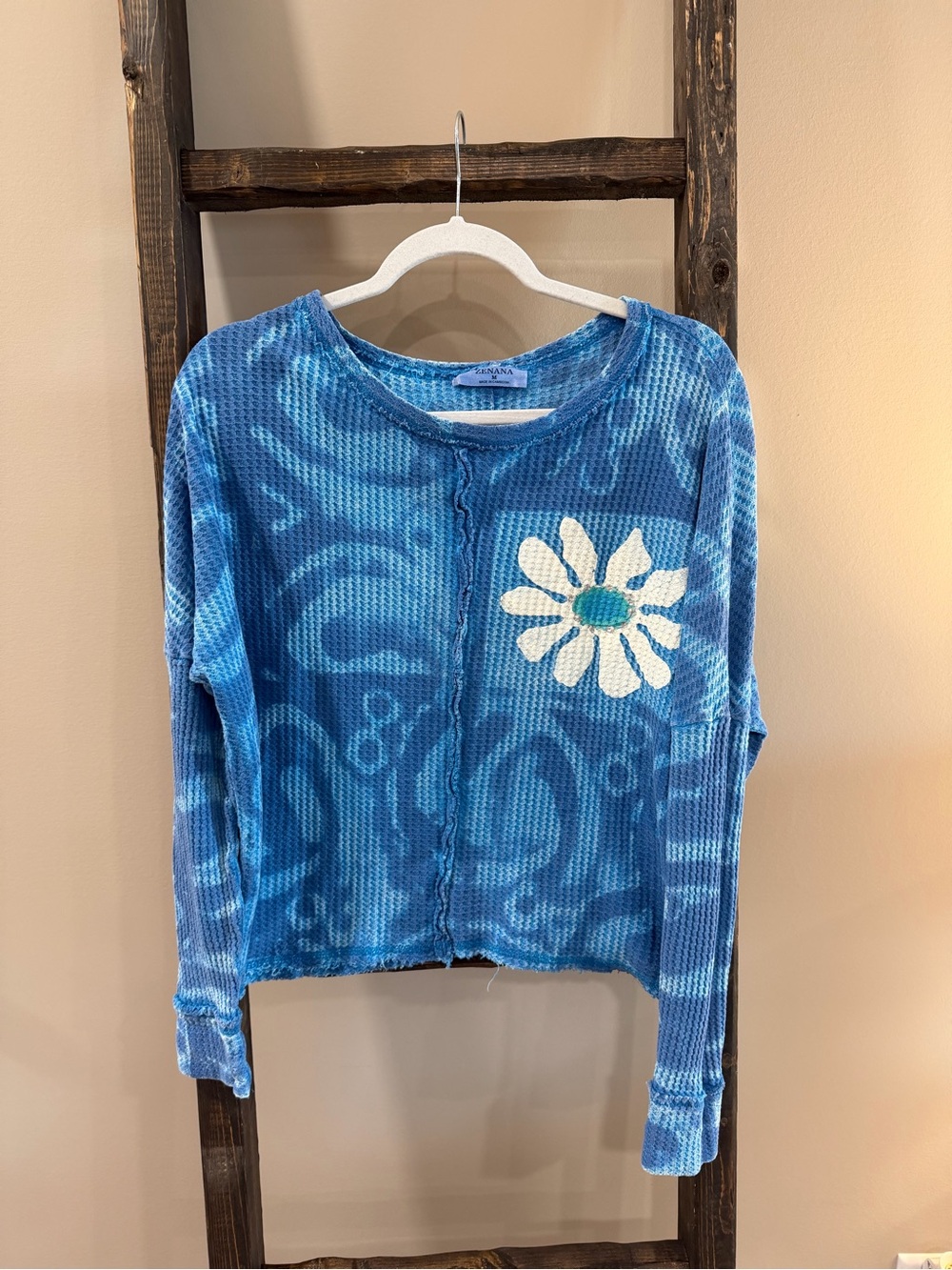 Zenana Thermal Cropped Long Sleeve Top